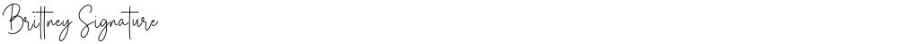 Brittney Signature