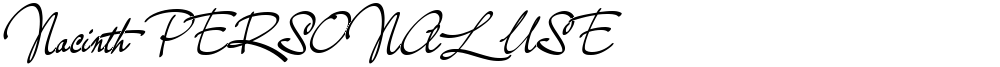 Nacinth PERSONAL USE