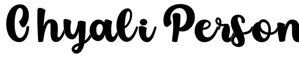 Chyali Personal Use