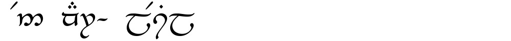 Tengwar-Elesil