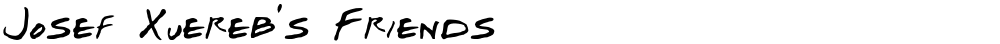 Josef Xuereb's Friends