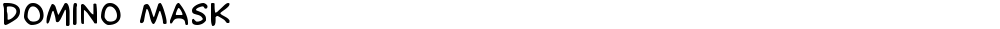 Domino Mask