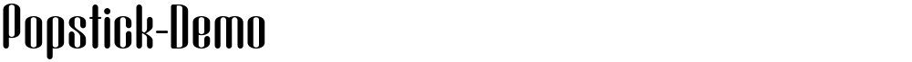 Popstick-Demo
