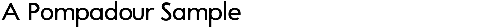 A Pompadour Sample