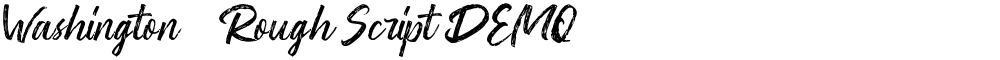 Washington ~ Rough Script DEMO