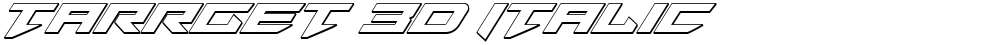 Tarrget 3D Italic