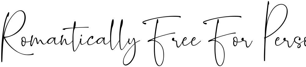 Romantically Free For Personal