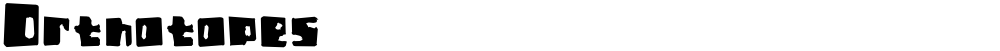Orthotopes