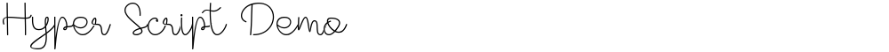 Hyper Script Demo