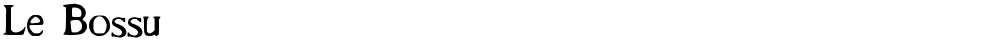 Le_Bossu