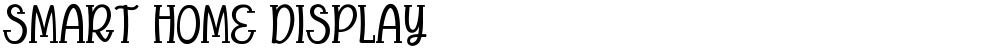 Smart home Display
