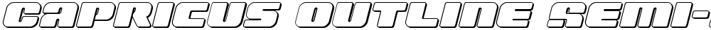 Capricus Outline Semi-Straight