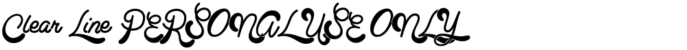 Clear Line PERSONAL USE ONLY