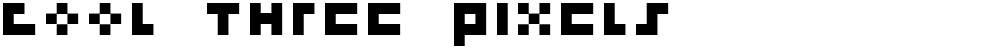 cool three pixels