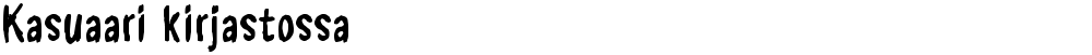 Kasuaari kirjastossa