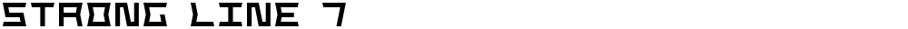 Strong Line 7