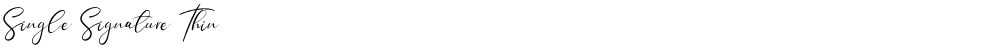 Single Signature Thin