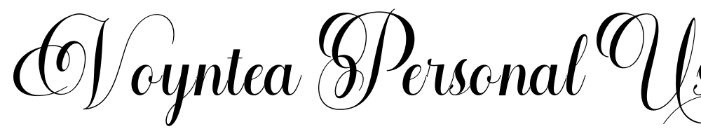 Voyntea Personal Use