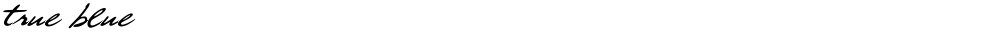 true blue