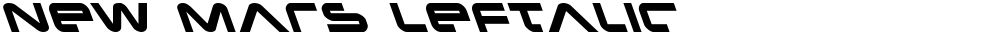 New Mars Leftalic