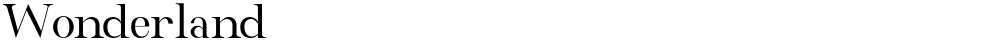 Wonderland