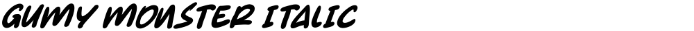 Gumy Monster Italic