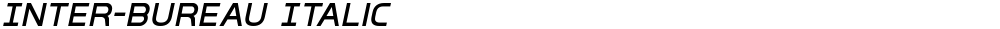 Inter-Bureau Italic