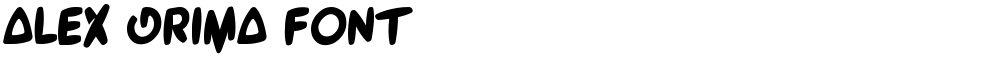Alex Grima Font