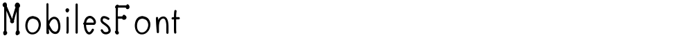 MobilesFont