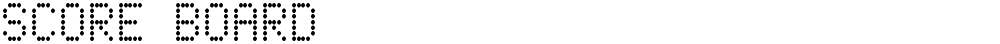 Score Board