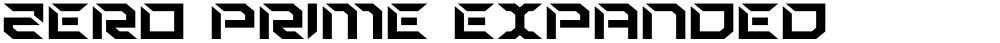 Zero Prime Expanded