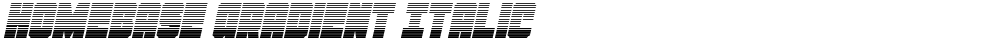 Homebase Gradient Italic
