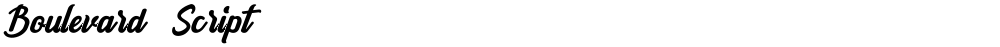 Boulevard Script