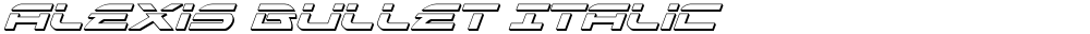 Alexis Bullet Italic