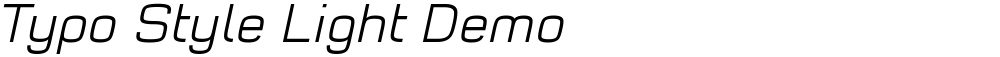 Typo Style Light Demo