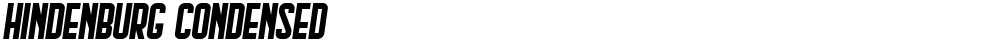 Hindenburg Condensed