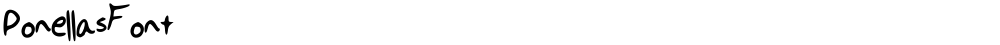 PonellasFont
