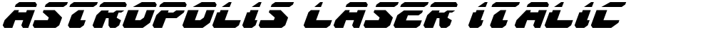 Astropolis Laser Italic