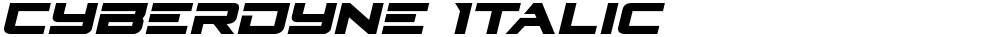Cyberdyne Italic