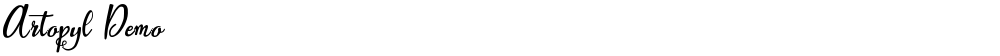 Artopyl Demo