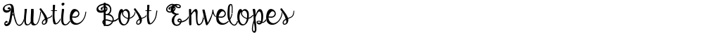 Austie Bost Envelopes