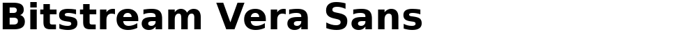 Bitstream Vera Sans