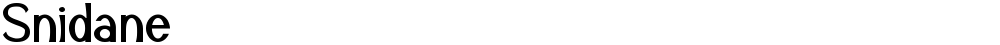 Snidane
