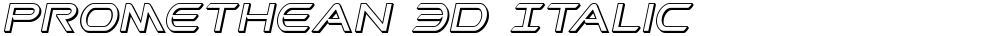 Promethean 3D Italic