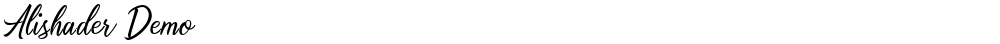 Alishader Demo
