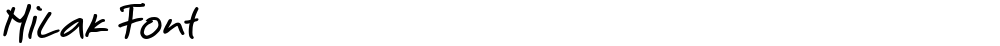 Milak Font