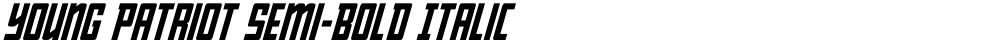 Young Patriot Semi-Bold Italic