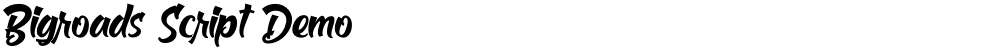 Bigroads Script Demo
