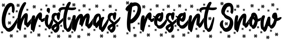 Christmas Present Snow