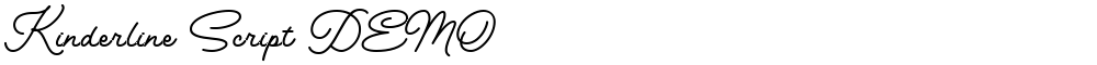 Kinderline Script DEMO